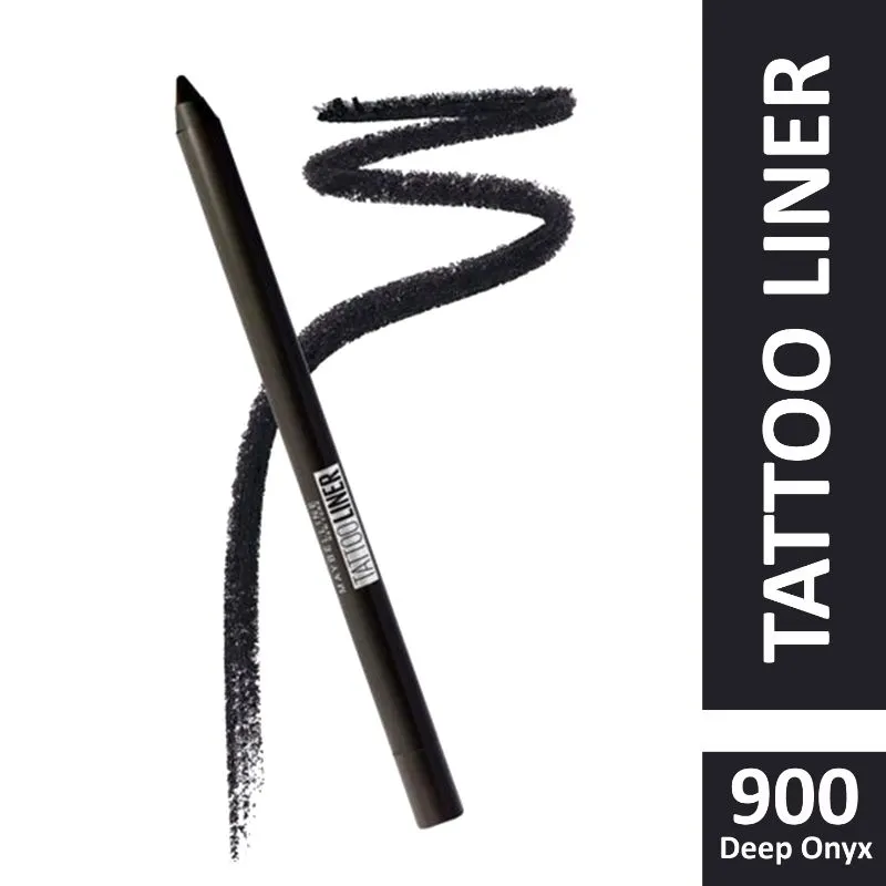 MAYBELLINE TATTOO LINER GEL EYE PENCIL 900 DEEP ONYX 