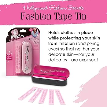 HOLLYWOOD FASHION SECRETS FASHION TAPE 3*36 PCS TIN 