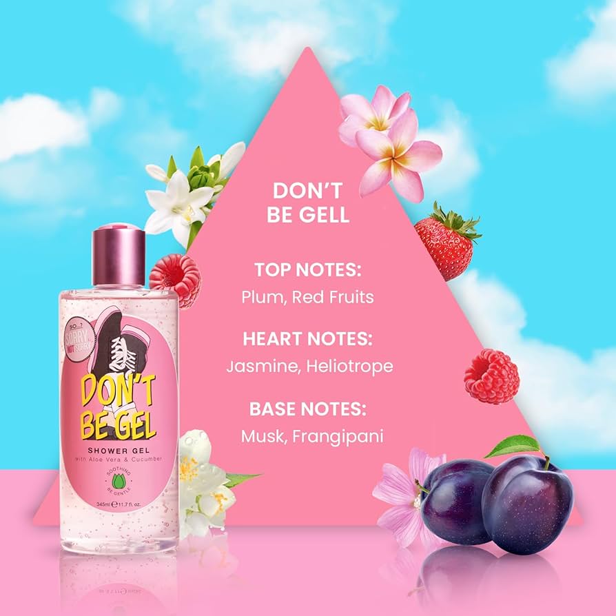 SNS PINK DON'T BE GEL SHOWER JELLY 345 ML