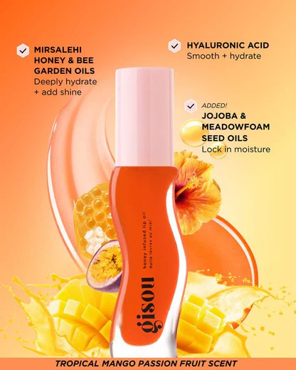 GISOU HONEY INFUSED LIP OIL MANGO PASSION PUNCH