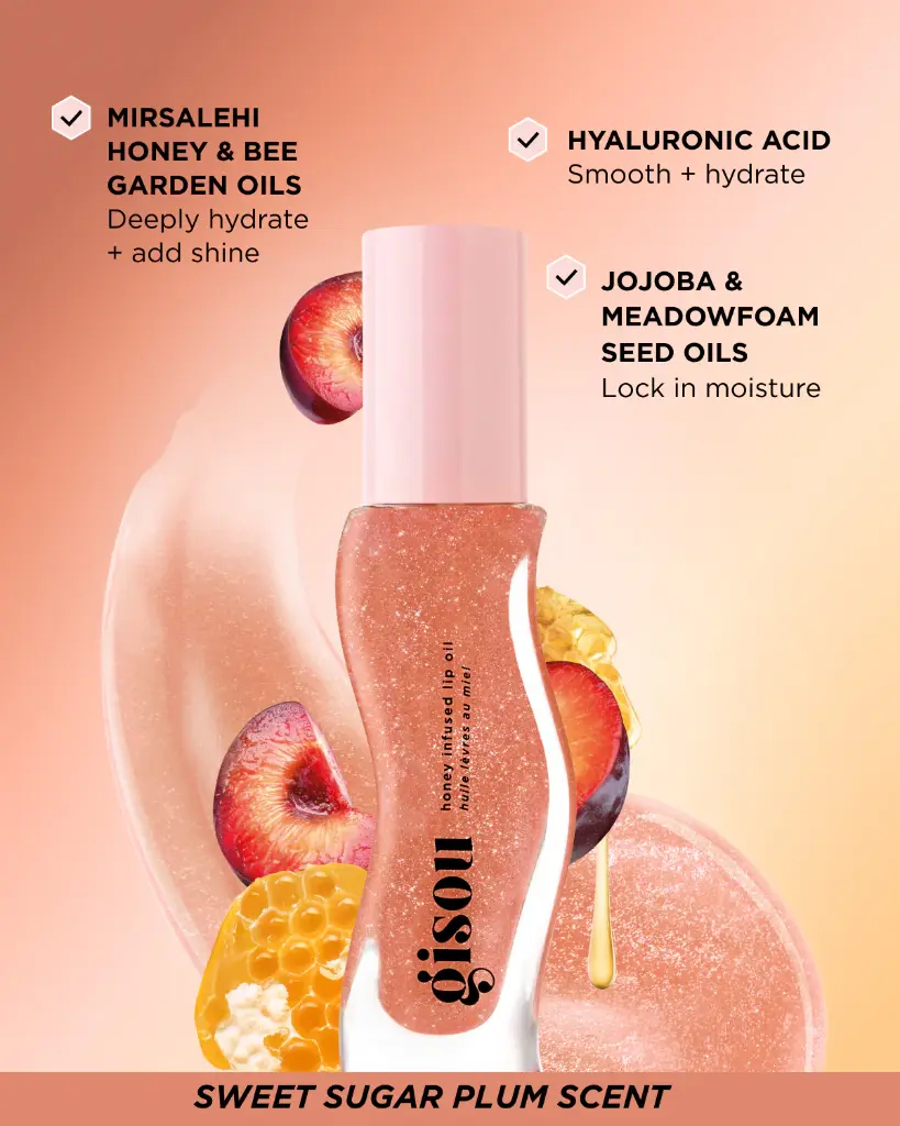 GISOU HONEY INFUSED LIP OIL WATERMELON SUGAR