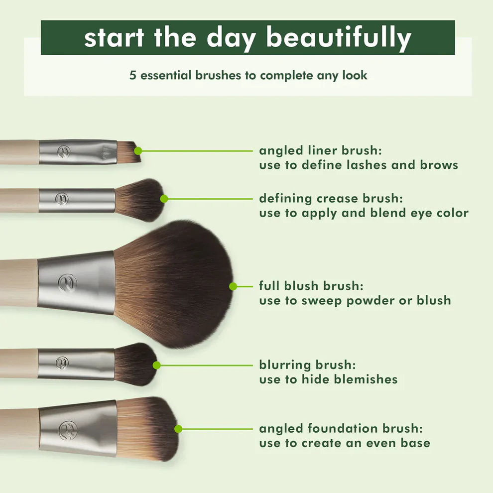 ECT BRUSH START THE DAY BEAUTIFULLY KIT - 5 PCS 