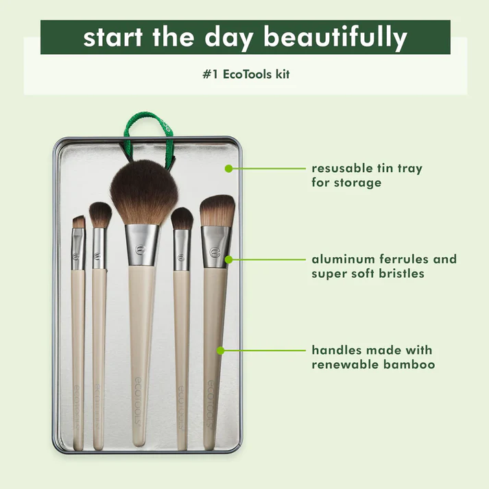 ECT BRUSH START THE DAY BEAUTIFULLY KIT - 5 PCS 