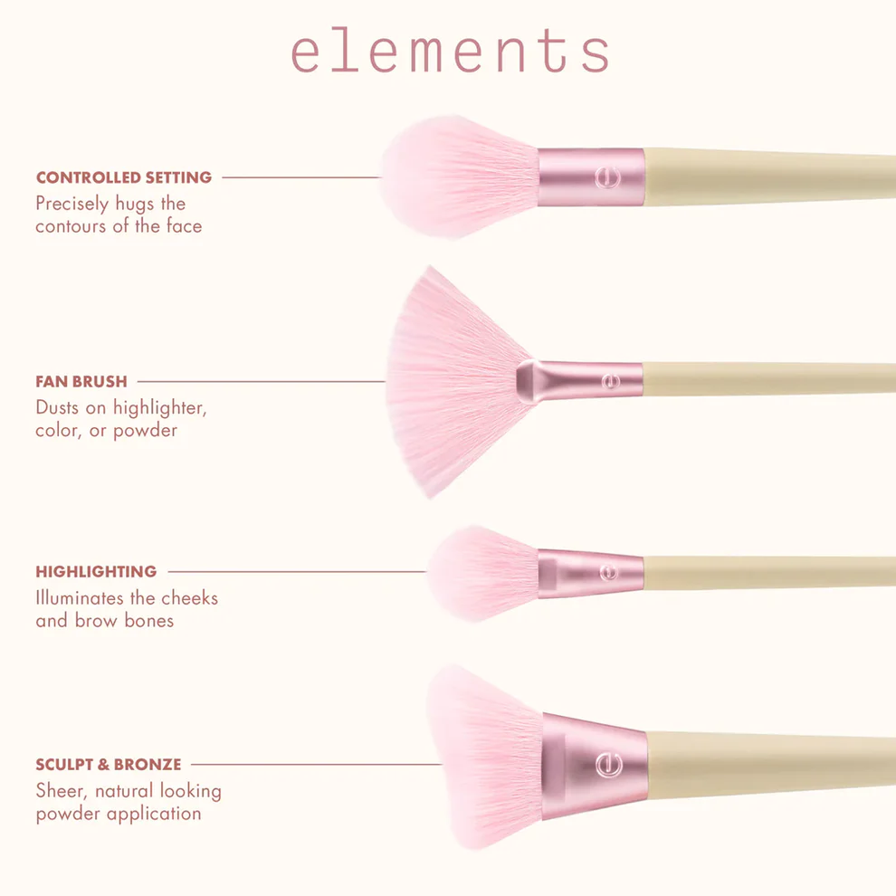 ECT BRUSH WIND KISSED FINISH KIT - 4 PCS (ELMENTS COLLECTION)