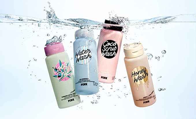 VS PINK COCO CHILL EXFOLIATING BODYWASH 473 ML