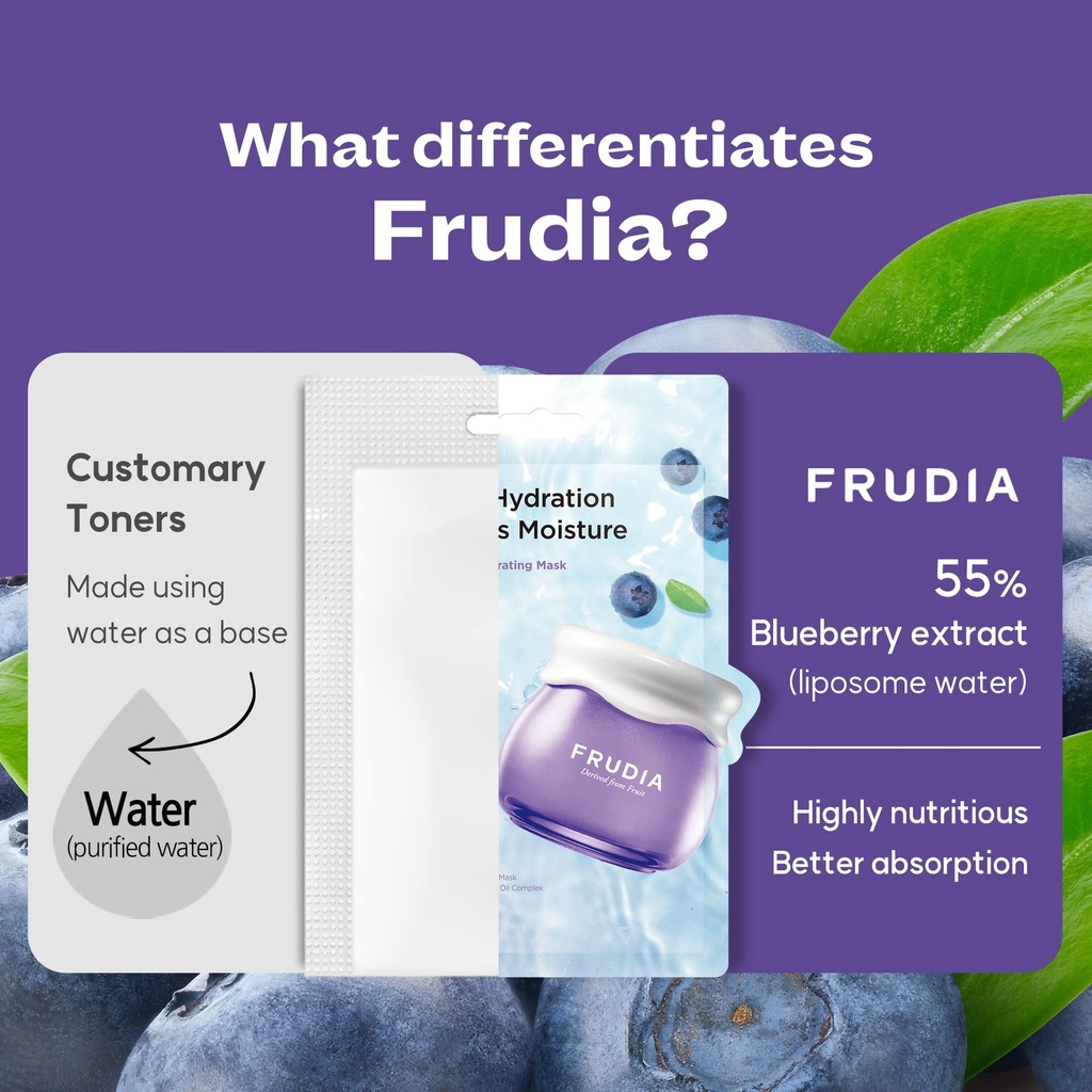 FRUDIA BLUEBERRY HYDRATING MASK