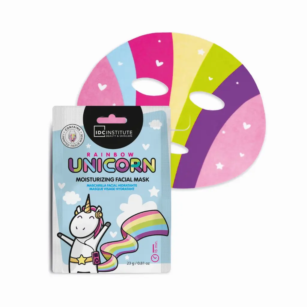 IDC RAINBOW UNICORN MOISTURIZING FACIAL MASK