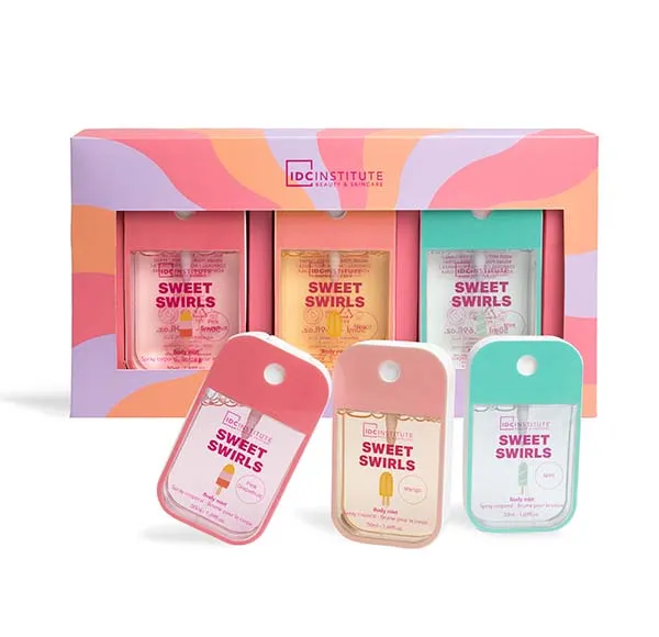 IDC SWEET SWIRLS BODYMIST GIFTSET - 4 PCS 