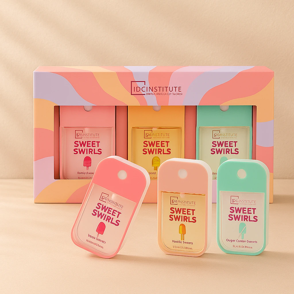 IDC SWEET SWIRLS BODYMIST GIFTSET - 4 PCS 