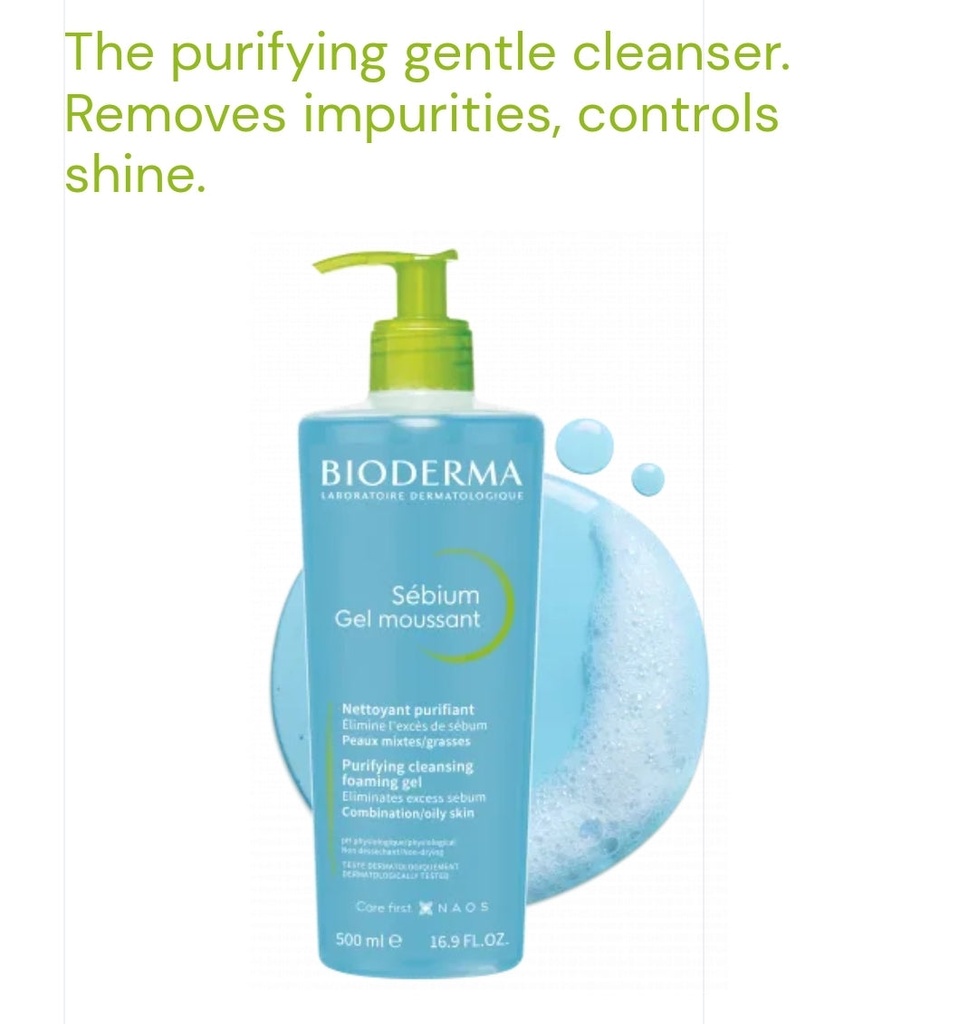 BIODERMA SEBIUM GEL MOUSSANT  