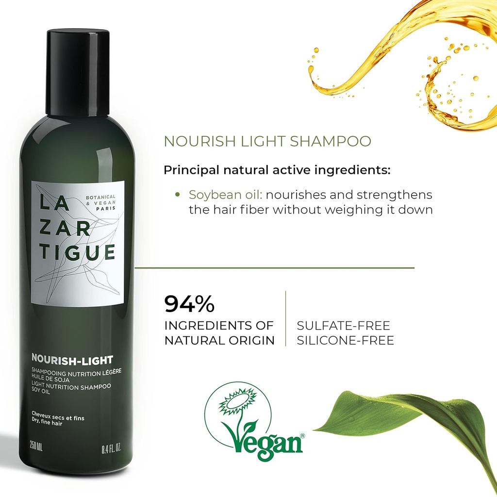 LAZARTIGUE NOURISH LIGHT SHAMPOO 250 ML