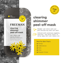 FREEMAN SACHET CLEARING SHIMMER PEEL OFF MASK 15 ML