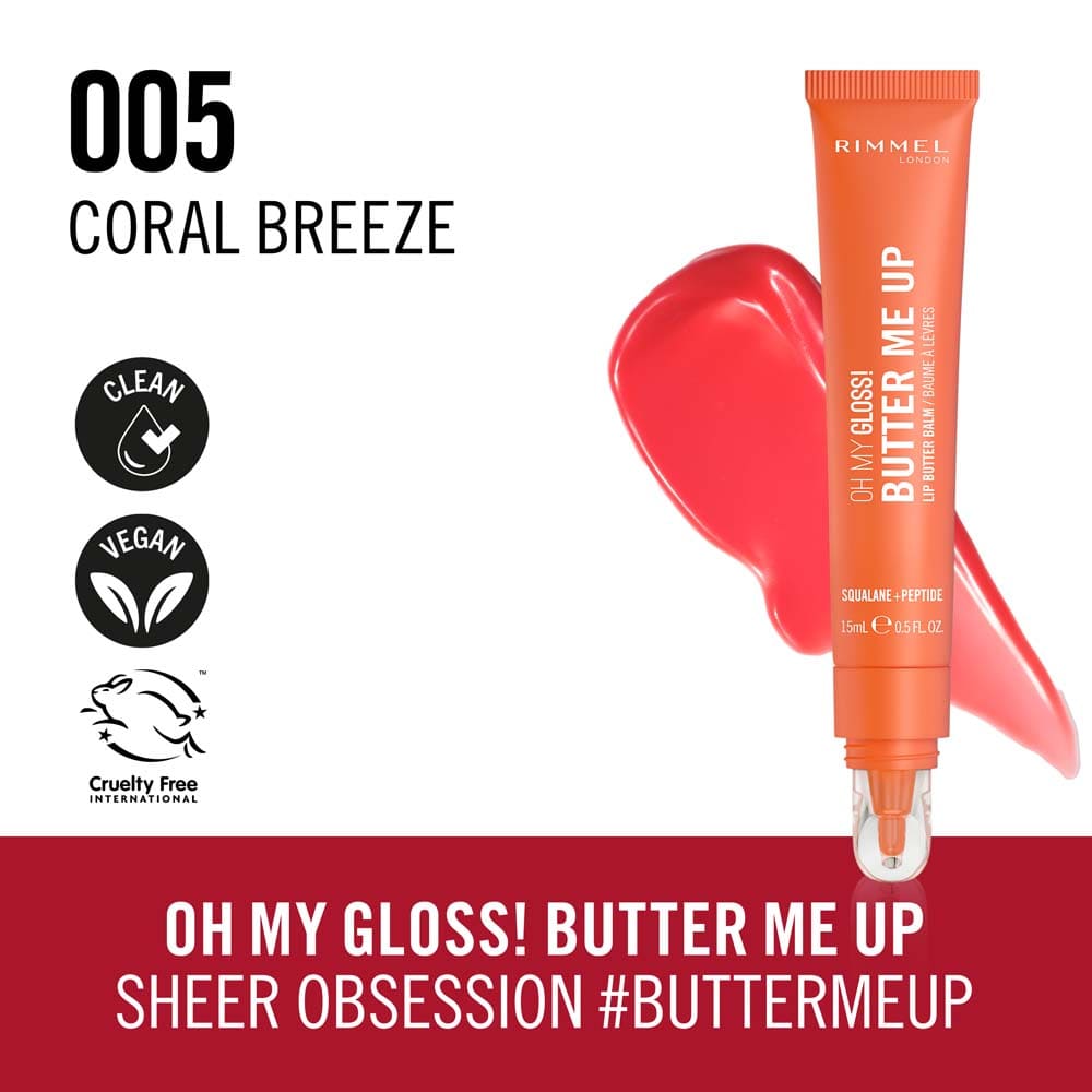 RIMMEL OH MY GLOSS BUTTER ME UP LIP  GLOSS