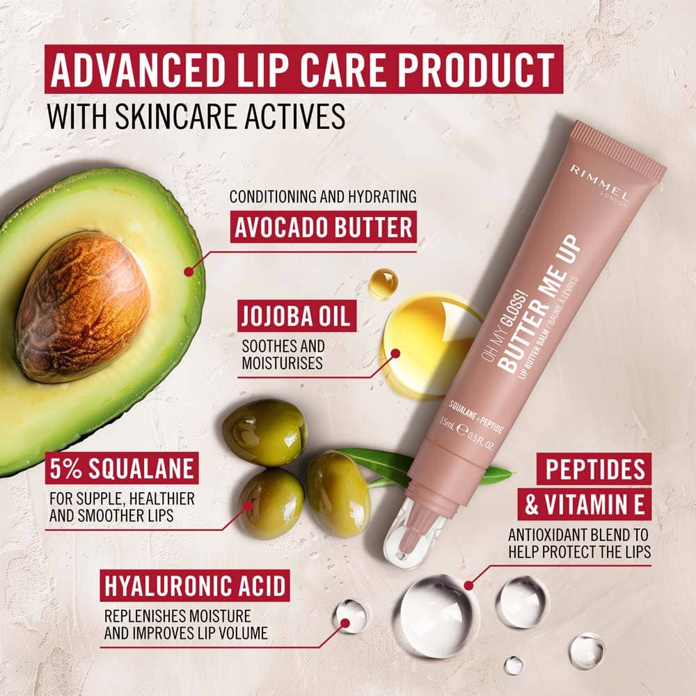 RIMMEL OH MY GLOSS BUTTER ME UP LIP  GLOSS