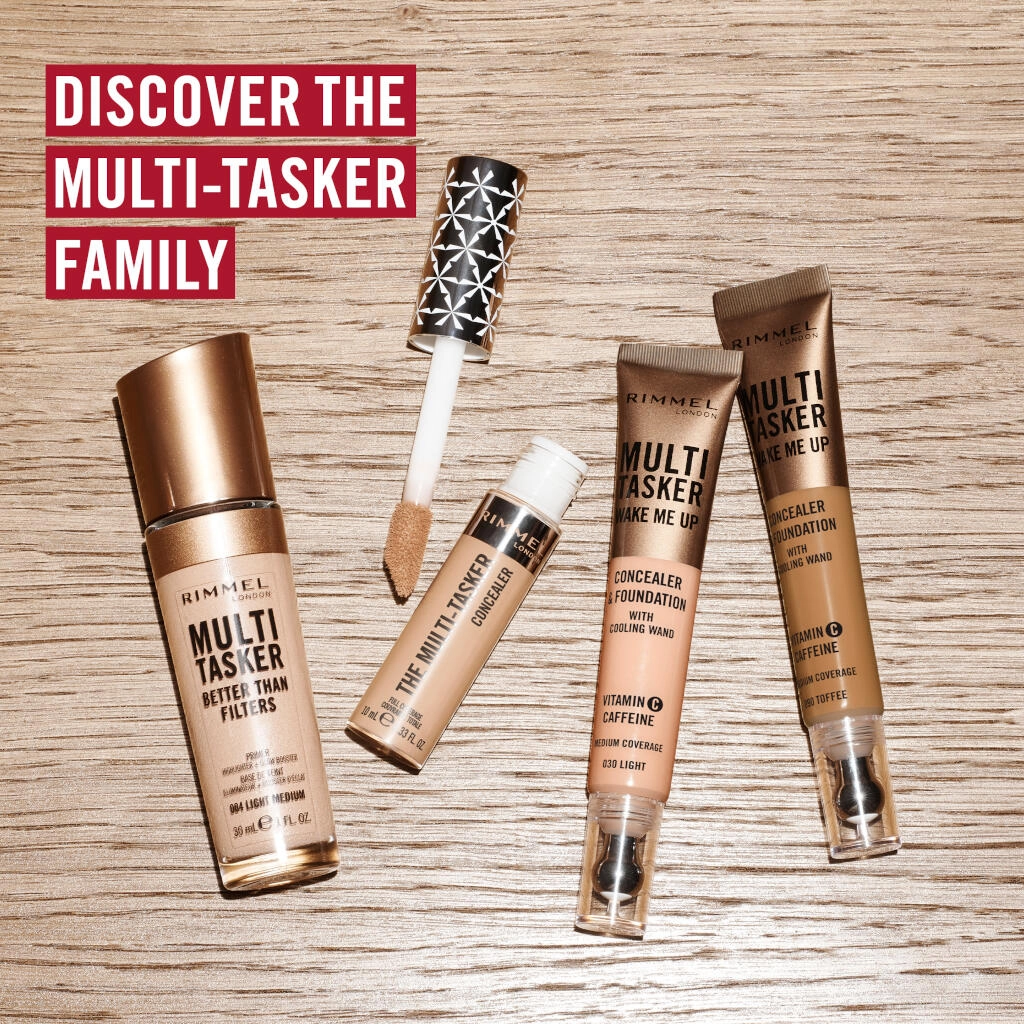 RIMMEL MULTI TASKER WAKE ME UP FOUNDATION & CONCEALER 