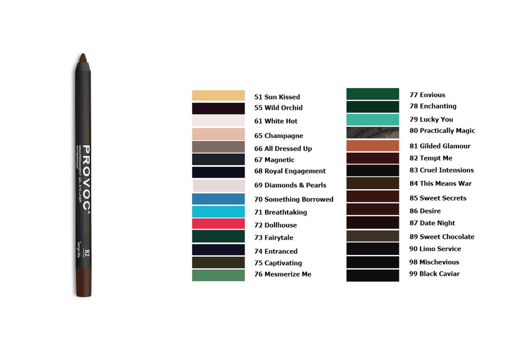PROVOC SEMI- PERMANENT GEL EYELINER 
