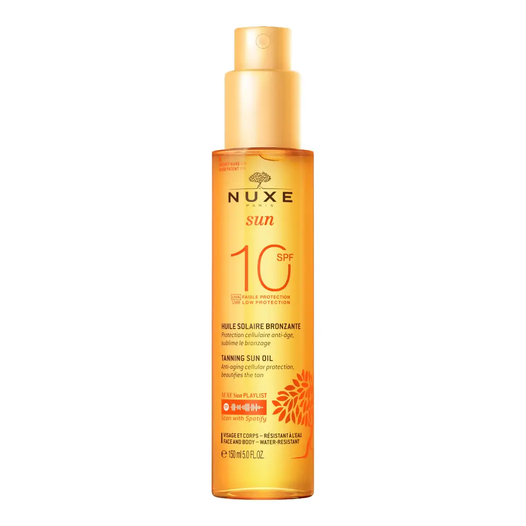 NUXE SUN HUILE BRONZANTE SPF10+ 150 ML