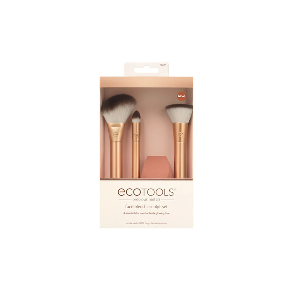 ECT PRECIOUS METAL FACE BLEND & SCULPT KIT - 4 PCS 