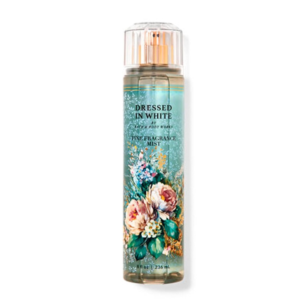BATH & BODYWORKS DRESSED IN WHITE BODYMIST 236 ML