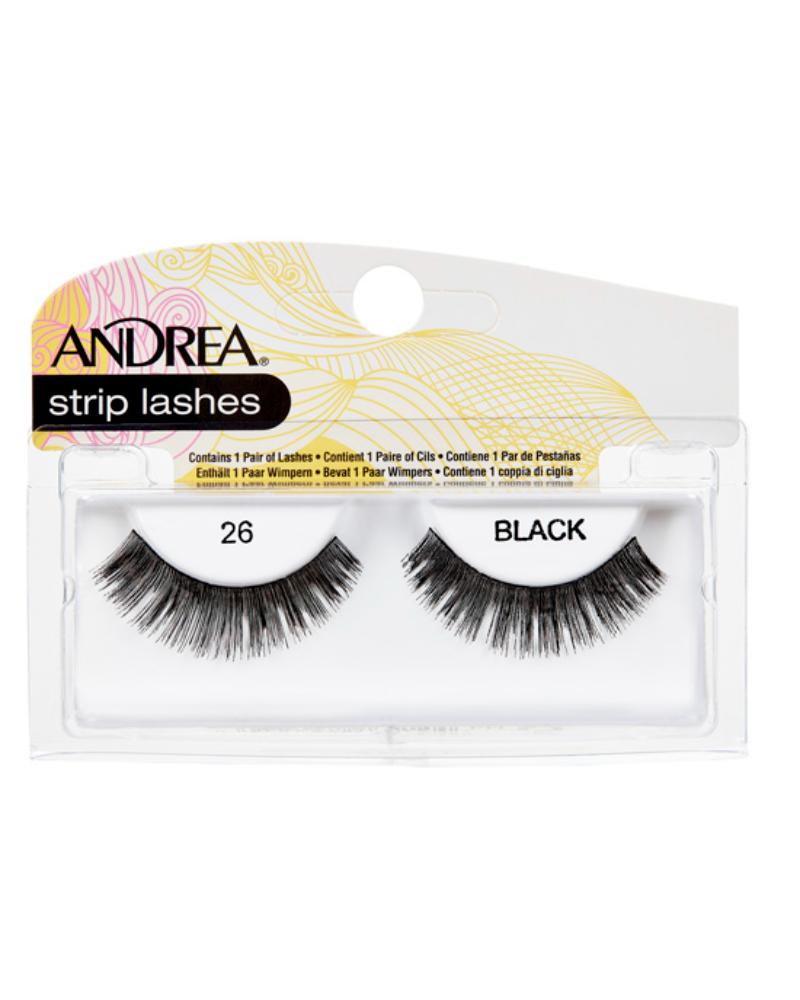 ANDREA STRIP LASH 26 BLK 