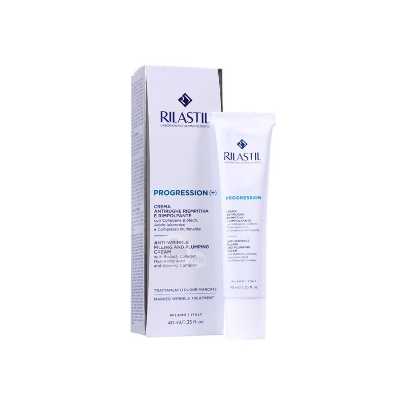 RILASTIL PROGRESSION (+) ANTI-WRINKLE FILLING & PLUMPING CREAM  40 ML 