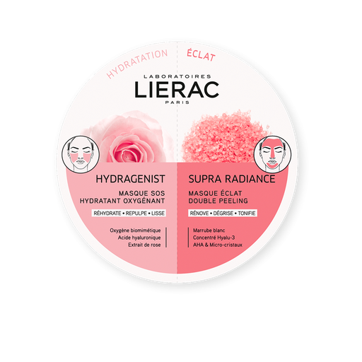 LIERAC MASQUE DOUBLE HYDRAGENIST / SUPRA RADIANCE