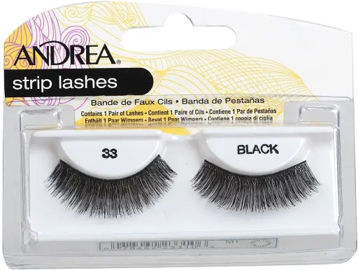 [AND-23310] ANDREA STRIP LASHES 33 BLK