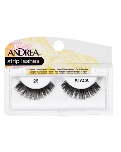 [AND-22610] ANDREA STRIP LASH 26 BLK 