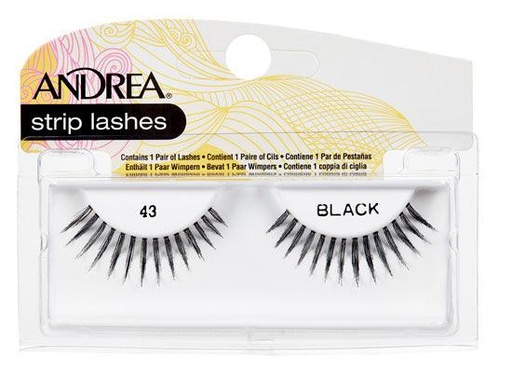 [AND-24310] ANDREA STRIP LASHES 43 BLK