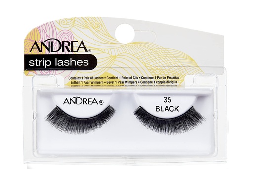 [AND-61988] ANDREA STRIP LASHES 35 BLK